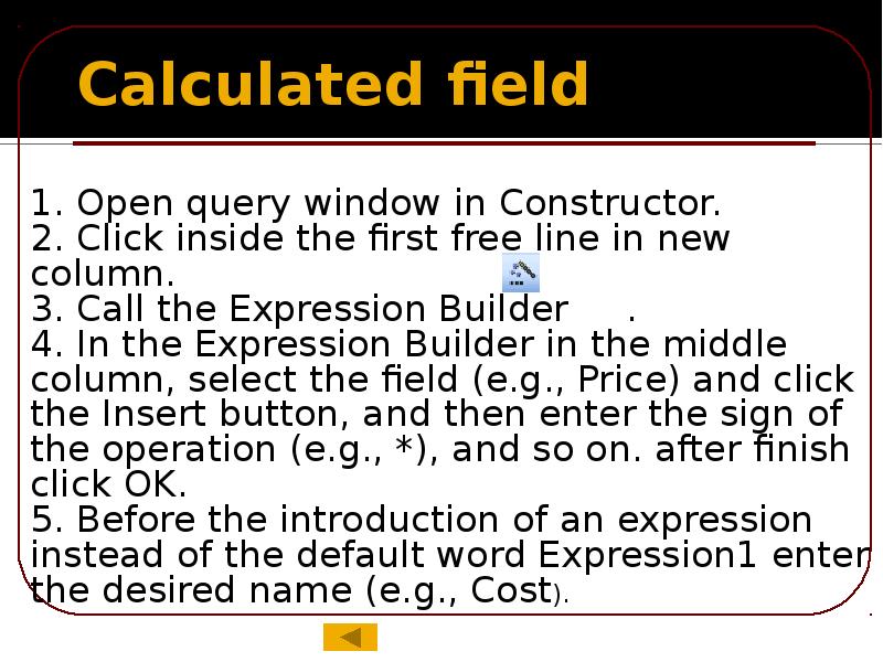 Database queries