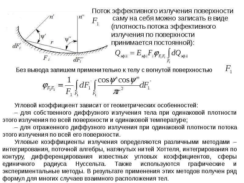 Теплообмен излучением презентация