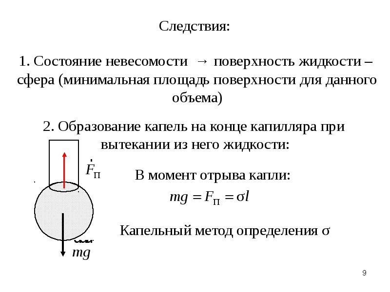 Особенности строения жидкости