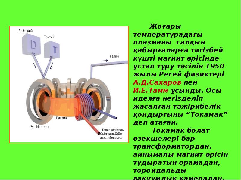 Термоядролық реакциялар радиоизотоптар радиациядан қорғану презентация