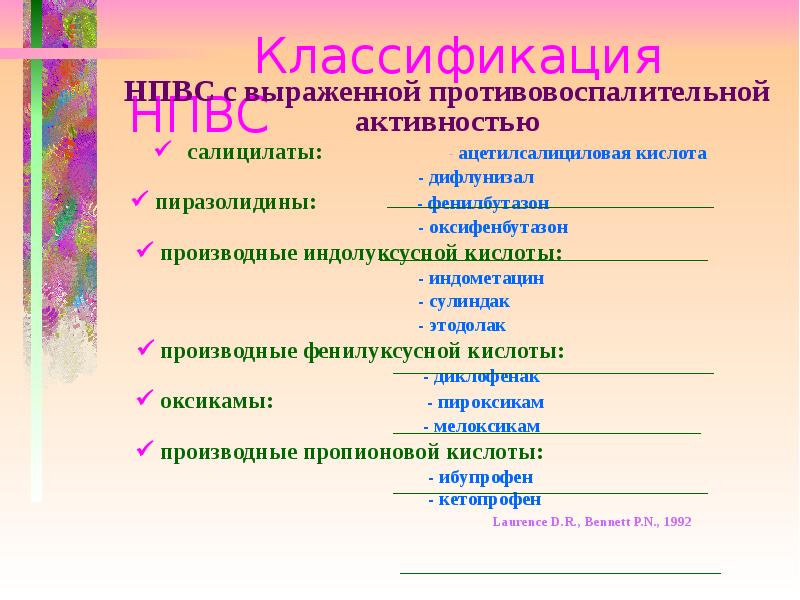 Нпвс клиническая фармакология презентация