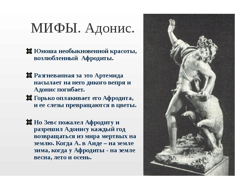 Мифология какие слова. Адонис мифы древней Греции. Адонис миф. Адонис Бог чего в греческой мифологии. Легенда об адонисе.