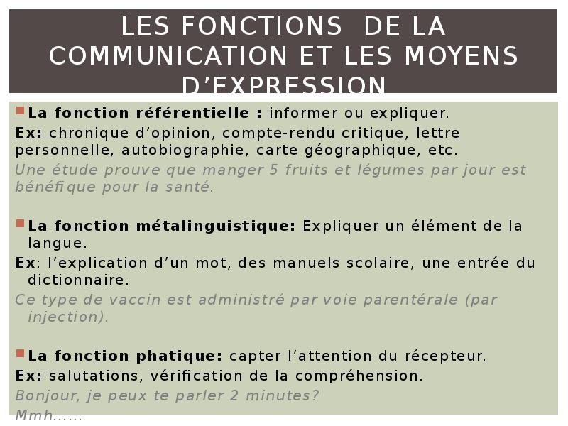 Les Bases De La Communication