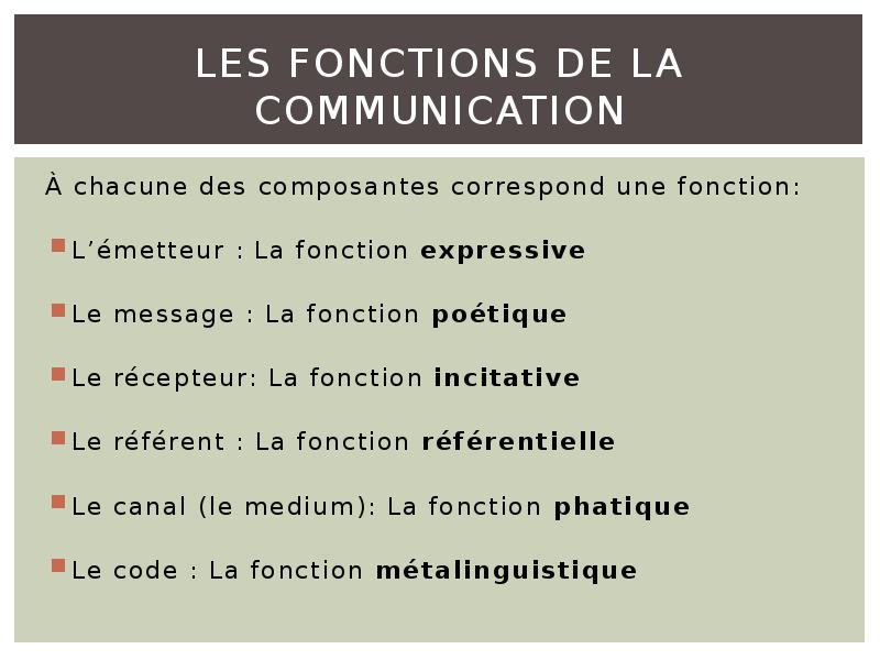 Les Bases De La Communication