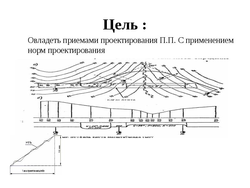 Нормы проектирования плана пути