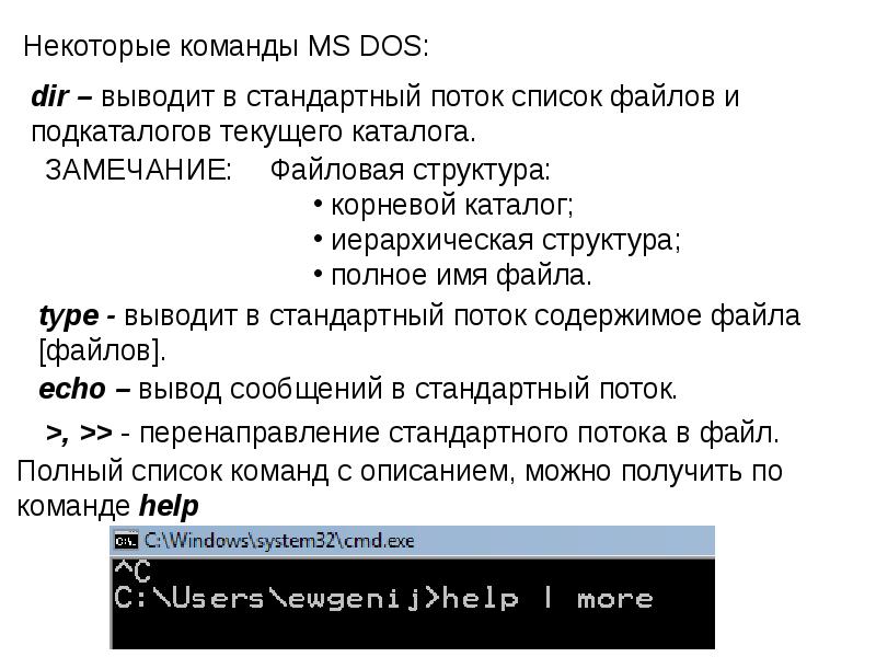 Команда вывода. Список файлов. Команда dir MS dos. Команды МС дос. Dos команды список.