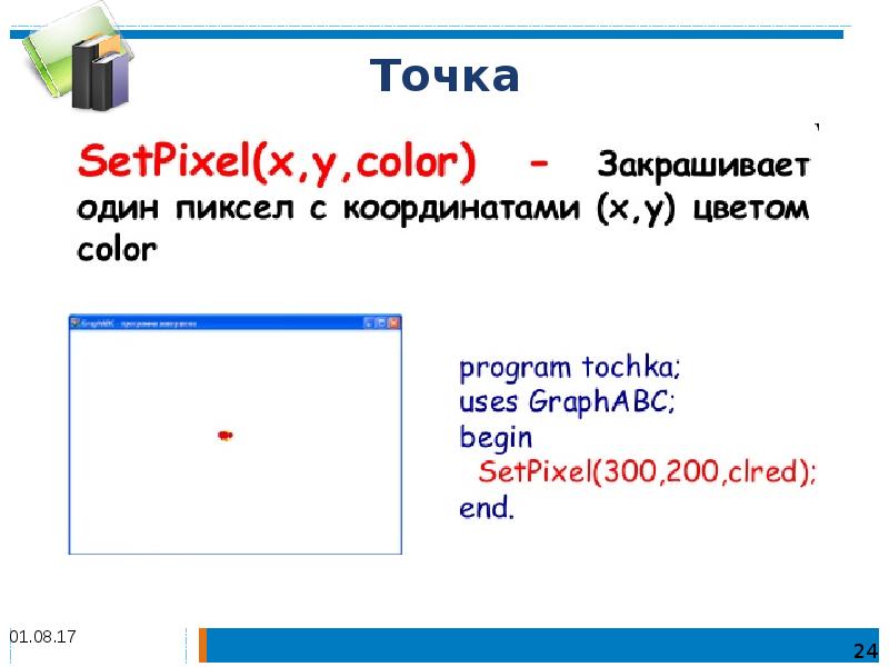 Графика в паскале абс презентация