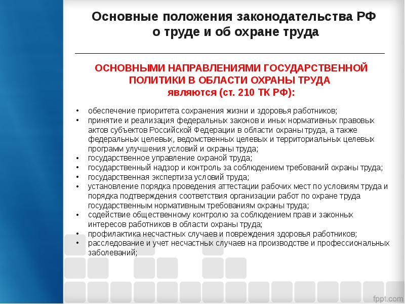 Положение об организации работы по охране труда в организации образец