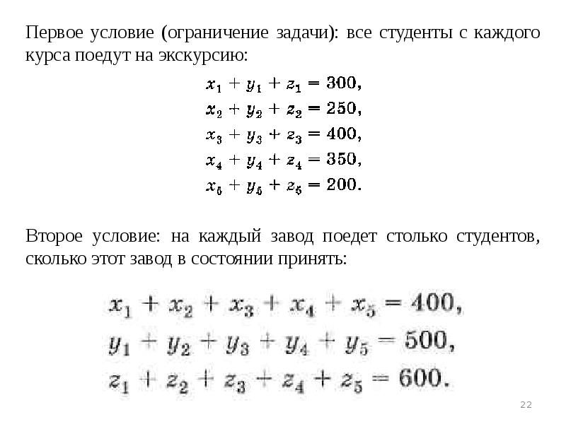 Ограничение задачи. Задачи по лимитам. Задачи и ограничения. 1 Условие.