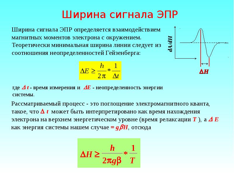Реферат: Метод моментов в определении ширины линии магнитного резонанса