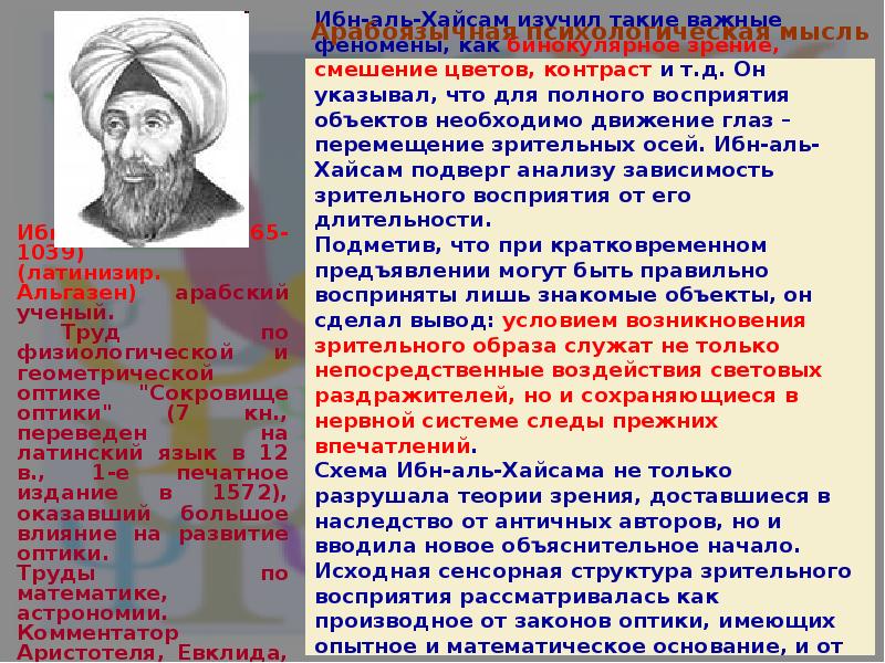 Ибн аль хасан. Ибн Аль-Хайсам. Ибн Аль Хайсам психология. Ибн Аль Хайсам философские основания. Ибн-Аль-Хайсам вклад в психологию.