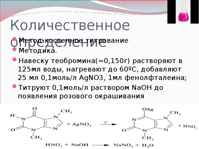 Реакция уксусной кислоты с фенолфталеином. Теобромин реакции подлинности. Теобромин мурексидная проба. Теобромин мурексидная проба реакция. Теофиллин и теобромин.