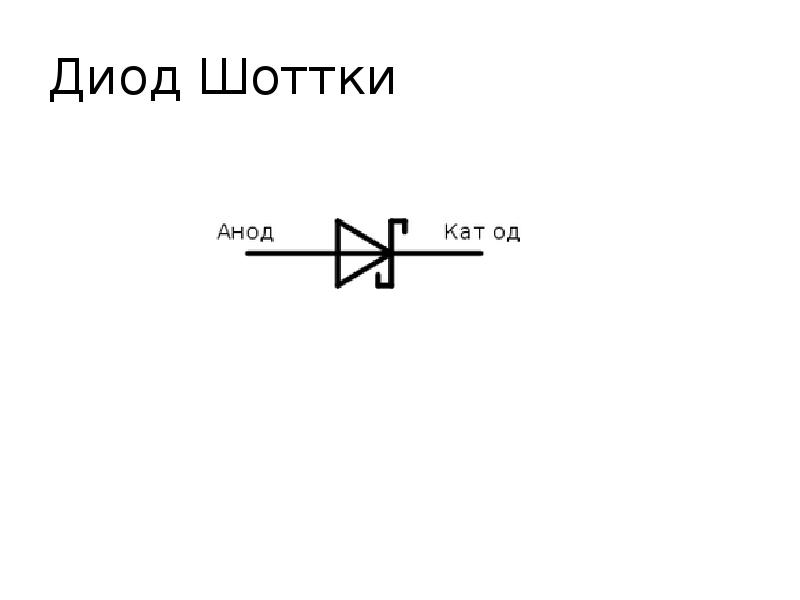 Диод шоттки картинка