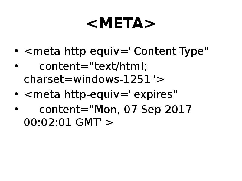 Script meta http equiv content