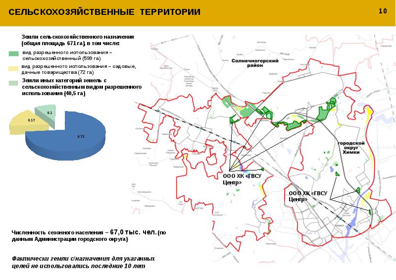 Карта городского округа химки