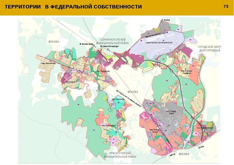 Карта химкинского района московской области