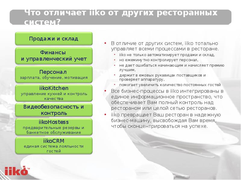 Автоматизация учета на предприятии ресторанного бизнеса презентация