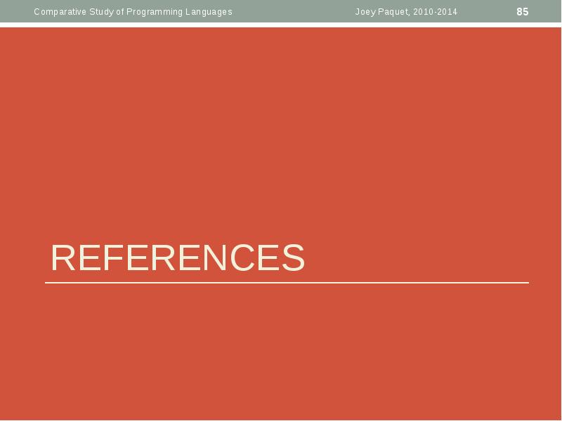 REFERENCES REFERENCES