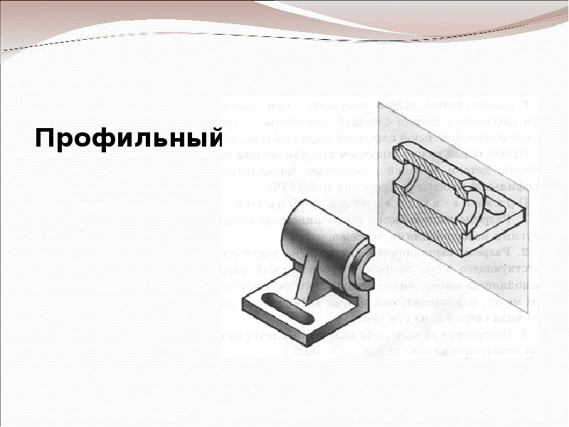 Виды разрезов в черчении презентация