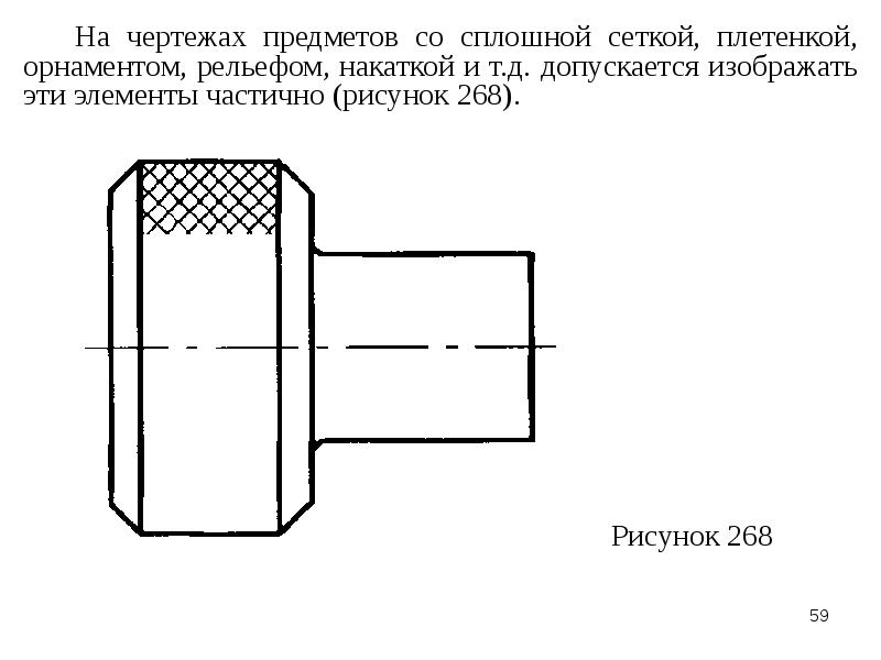 Как на чертеже обозначить накатку