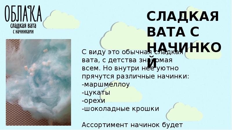 Презентация сахарной ваты