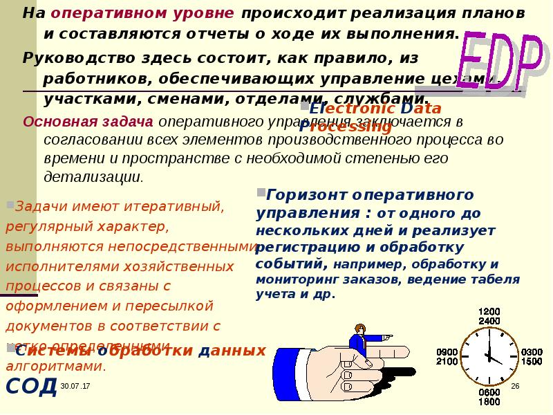 Реализация происходит