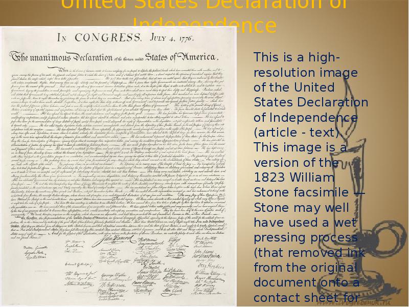Реферат: Declaration Of Independence