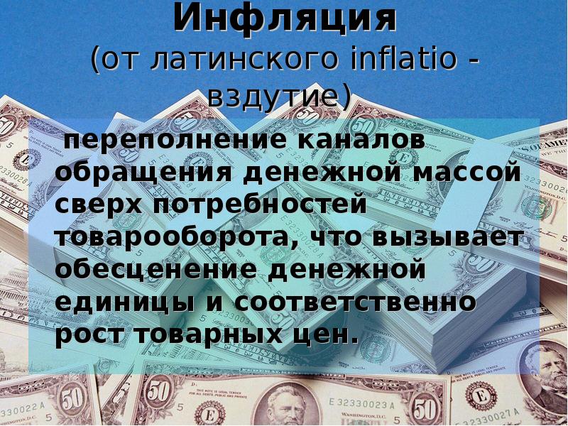 Инфляционные ожидания презентация