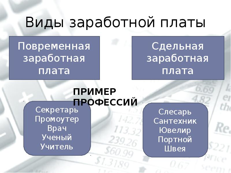 Повременная оплата труда образец