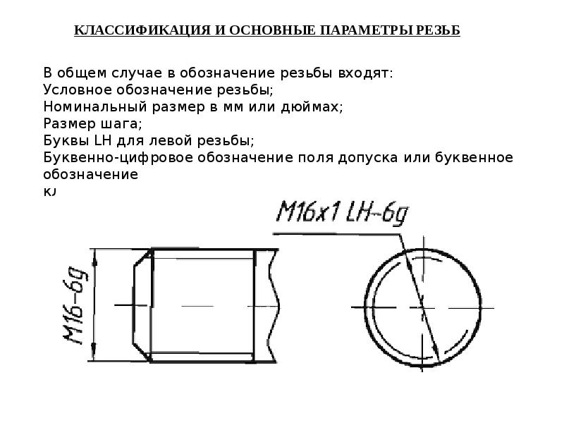 Обозначение левой. Резьба метрическая левая обозначение на чертеже. Как обозначается левая резьба на чертеже. Обозначение шага резьбы на чертежах. Обозначение резьбы на чертеже ГОСТ ЕСКД.