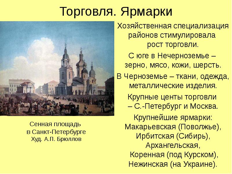 Экономическое развитие россии во второй половине 18 века презентация 8 класс