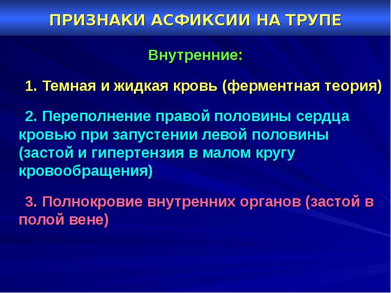 Компрессионная асфиксия презентация