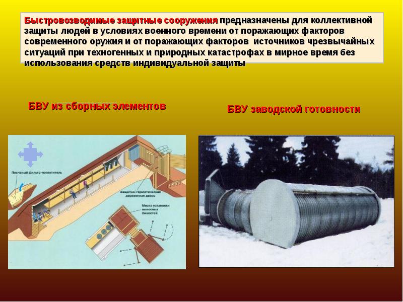 Защитные сооружения презентация