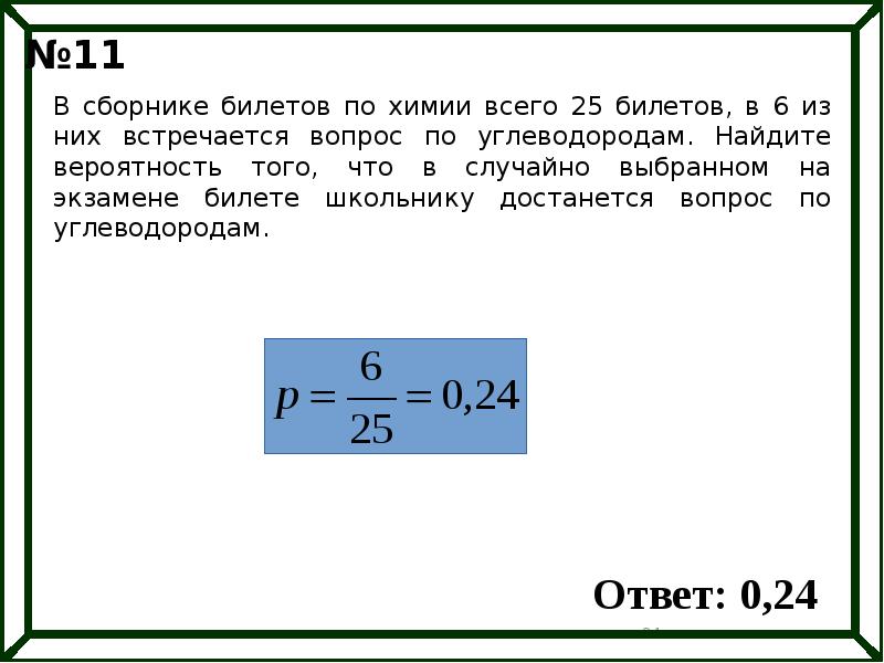 В сборнике билетов