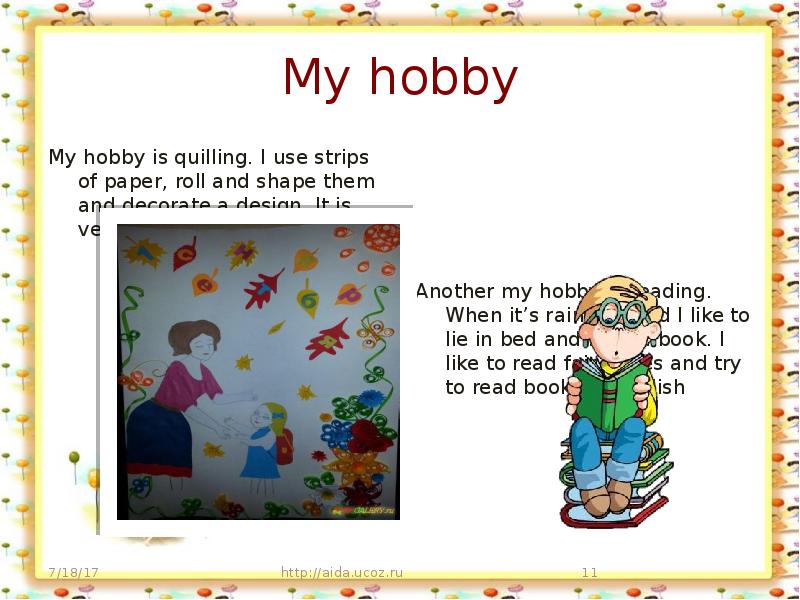 My hobby