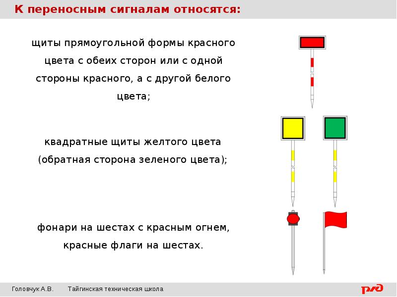 Что означает квадратный щит желтого. Переносные сигнальные знаки и сигналы. Что относится к переносным сигналам на ЖД. Переносные сигналы ограждения на ЖД. К каким сигналам относится переносной щит желтого цвета.