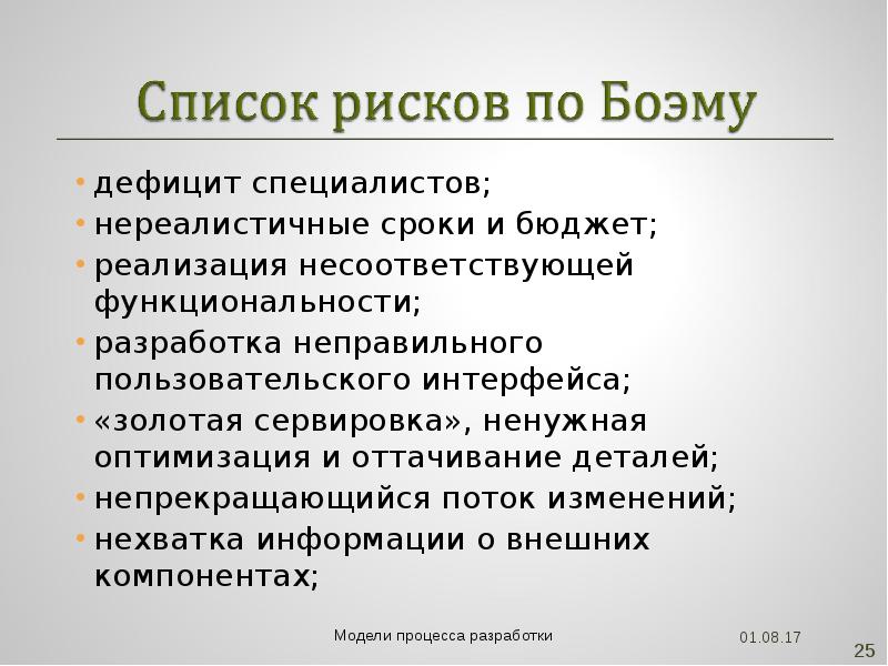 Нереалистичные сроки и бюджет. Прогностическая модель. Дефицит специалистов. Дефицитные специалисты.