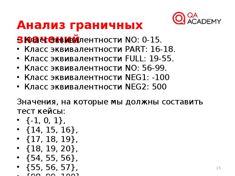 3 класс анализ. Анализ граничных значений в тестировании. Анализ граничных значений пример. Анализ граничных значений в тестировании примеры. Техника граничных значений в тестировании.