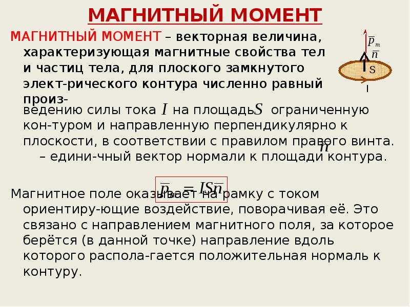 5 магнитный момент