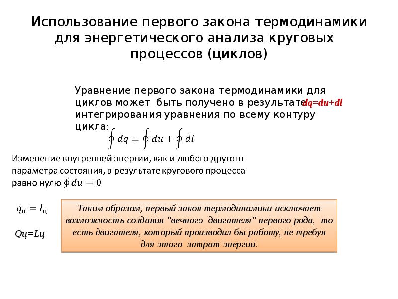 Законы термодинамики вечный двигатель