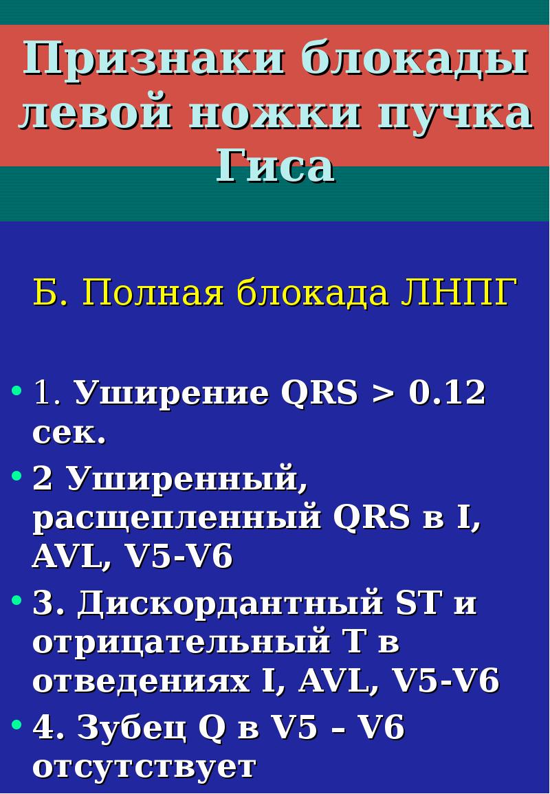 Признаки блокада левой ножки. Признаки блокады левой ножки пучка. Признаки полной блокады левой ножки пучка Гиса. Признаки блокады левой ножки. Полная блокада ЛНПГ.