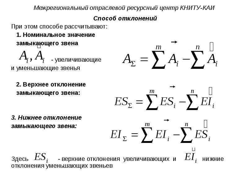 Замыкающие звенья