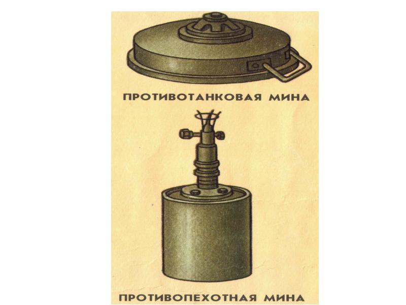 Противотанковая мина рисунок