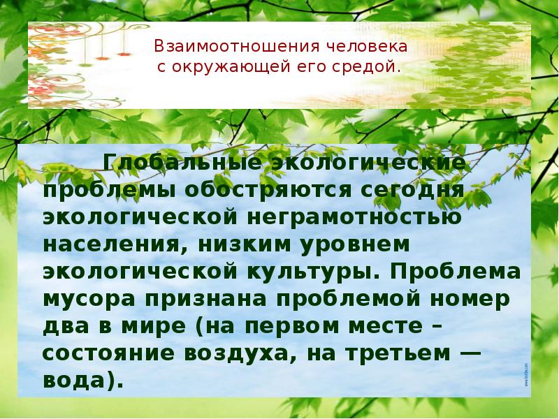 Экологические проекты доклад