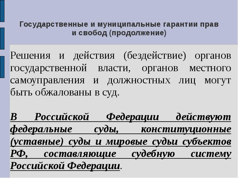 4 конституционные гарантии местного самоуправления