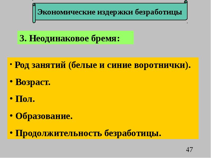 Инфляция и безработица презентация