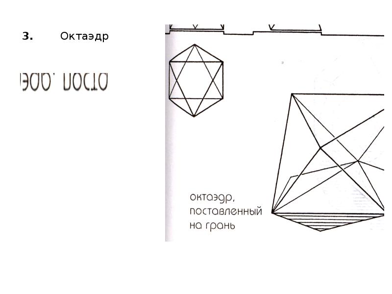 Октаэдр геометрия. Геометрическая система.