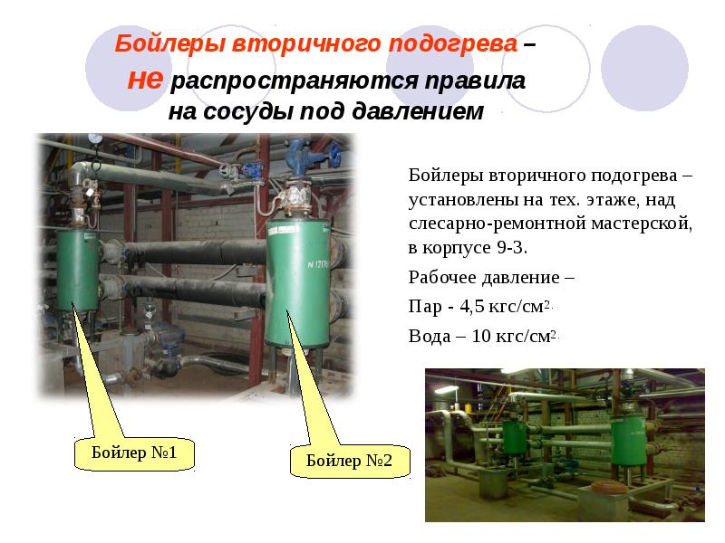 Презентация сосуды под давлением