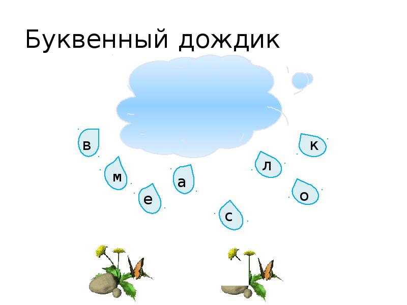 Дождик на луже рисует картинку подчеркни слова в которых есть гласные обозначающие два звука