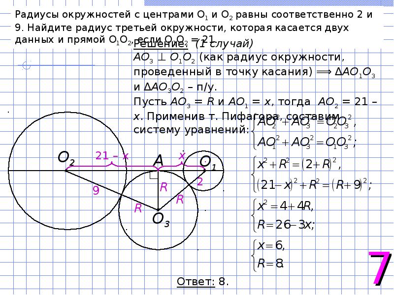 Решенные задачи по планиметрии